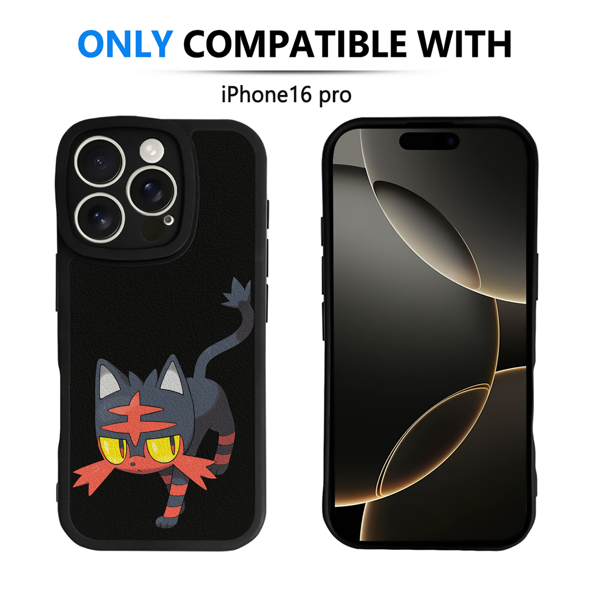 （画像用） ポケットモンスター Pokémon 【iPhone 16シリーズ対応】シリコンスマホケース（レザー調） 材質：シリコン